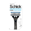 Schick Hydro 5 Disposable Razor for Men with Hydrating Gel Reservoir, 3 Count (Pack of 1)