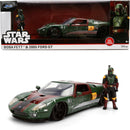 Jada Star Wars Boba Fett with 2005 Ford GT Die-Cast Vehicle and Figure Set 1:24 Scale Toys