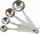 Winco 4-Piece Stainless Steel Deluxe Measuring Spoon Set