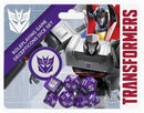 Renegade Game Studios: Transformers RPG Decepticon Dice Set - 8 Pieces - Roleplaying Game Accessory, Designed for The Essence20 Roleplaying System