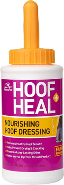 Manna Pro Cut‑Heal Hoof Heal – 16 oz | 5‑in‑1 Brush‑On Hoof Dressing for Horses, Cattle & Goats