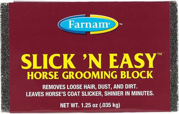 Farnam Slick 'N Easy Grooming Block for Horse