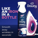 Downy Wrinkle Releaser Spray | All In One Wrinkle Release Spray, Odor Eliminator, Static Remover | Fabric Refresher & Ironing Aid for Clothes | 9.7 Fl Oz (Pack of 2), Fresh Scent