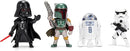 Jada Star Wars Metalfigs 4-Pack – Darth Vader, Stormtrooper, R2-D2, Boba Fett (Classic) Die-Cast Figures 2.5” Scale – Stylized Display Set Toys