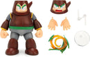 Jada Mega Man Wave 3 Wood Man Action Figure Toys – 1:12 Deluxe Scale – 6" Tall, Fully Articulated, Collector Packaging