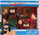 Jada Mega Man Wave 3 Wood Man Action Figure Toys – 1:12 Deluxe Scale – 6" Tall, Fully Articulated, Collector Packaging