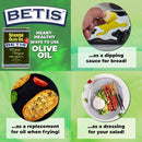 Betis Extra Virgin Olive Oil 24oz in Can, Organic Refined Spanish Aceite de Oliva Virgen, Fruity Flavor, Gluten Free, All Natural, Ideal for Frying, Drizzles, Sauteing and Salad Dressing (Pack of 1)