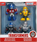 Transformers 2.5" 4-Pack Collectible Die-Cast Figure, Toys for Kids and Adults