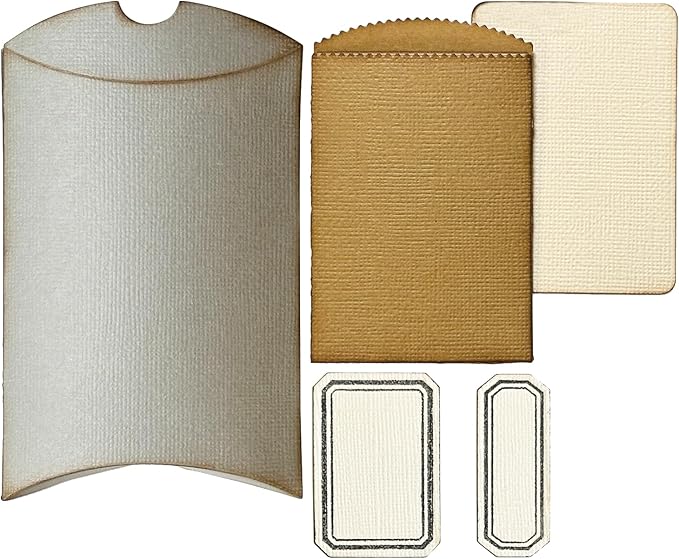 Tim Holtz Sizzix Dies, Vault Pillow Box & Bag