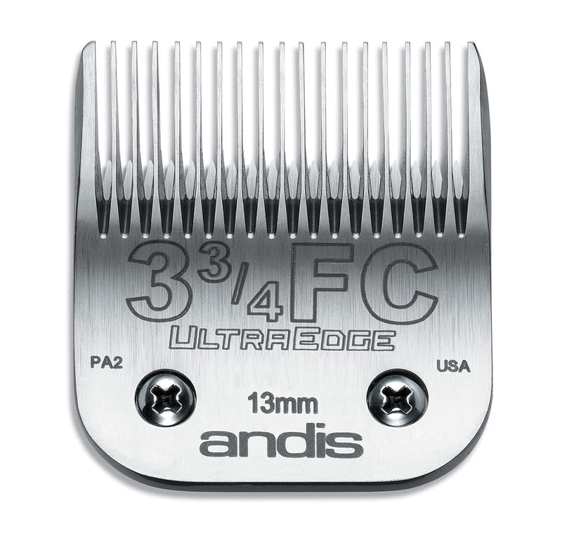 Andis 64075 Ultra Edge Dog Clipper Blade - Constructed Of Carbonized Steel, Exclusive Hardening Process With Long-Lasting Sharp Edges, 1/50-Inch Cut Length - For Larger Animals, Size-30, Chrome