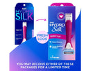 Schick Hydro Silk TrimStyle Razor with Bikini Trimmer for Women | 2-in-1 Bikini Razor for Women and Womens Trimmer for Pubic Hair, Includes 1 Waterproof Handle, 1 Refill & 1 AAA Battery