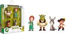 Jada Shrek Metalfigs 4-Pack Movie Collectible Figures 2.5-Inch Die-Cast Scale – Shrek, Donkey, Fiona, Puss in Boots Toys