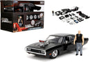 Fast & Furious Dom & Dodge Charger R/T 1:24 Scale Build n' Collect Die-Cast Model Kit & Figure, 25 Pieces