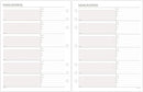 Day Runner Telephone and Address Pages, Refill, Loose-Leaf, Undated, for Planner, 8-1/2" x 11", Size 5, 30 Sheets/Pack (018-230)