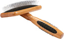 Bass Brushes Medium Slicker Pet Brush – Bamboo Handle