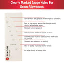 SINGER Stitch Gauge & Guide - Seam Measuring Tool for Machine Sewing