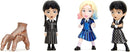 Jada Wednesday 2.5" Metalfigs 4-Pack – Durable Die-Cast Collectible Figurines – Includes Wednesday, Enid, Thing, Morticia – Ages 8+ – Vibrant Color Details, for Collectors & Fans