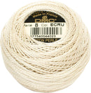 DMC 116 8-Ecru Pearl Cotton Thread Balls, Ecru, Size 8