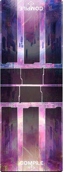 Synapses Games: Compile: Playmat - Vinyl Neoprene Playmat to Organize Cards, Area Control Strategy Card Game Accessory, Measures 11 x 29.5 Inches