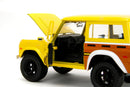 Jada Toys – Hollywood Rides 1:24 Scale Die-Cast 1972 Ford Bronco with Spongebob Figure – Opening Doors, Hood, Trunk, Rubber Tires – Collectible for Adults and Kids
