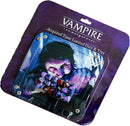 Renegade Game Studios: Vampire: The Masquerade 5th Edition Roleplaying Game - Acquired Taste Limited Dice & Tray Accessory Pack - 18 Purple & Red RPG Dice & Folding Tray