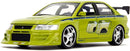 Jada Toys Fast & Furious 1:24 Brian's Mitsubishi Lancer Evolution VII Die-cast Car, toys for kids and adults, Lime Green