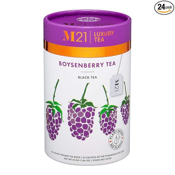 Metropolitan Tea M21 Luxury Boysenberry Tea 24 Pyramid Bags