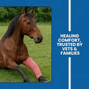 JorVet Brown Cling Gauze | 100% Cotton, Soft & Breathable for Wound Care, Pet Dressings & Medical Use | Comfortable, and Ideal for Healing & Recovery | Brown | 12 Rolls 3" x 5 Yards