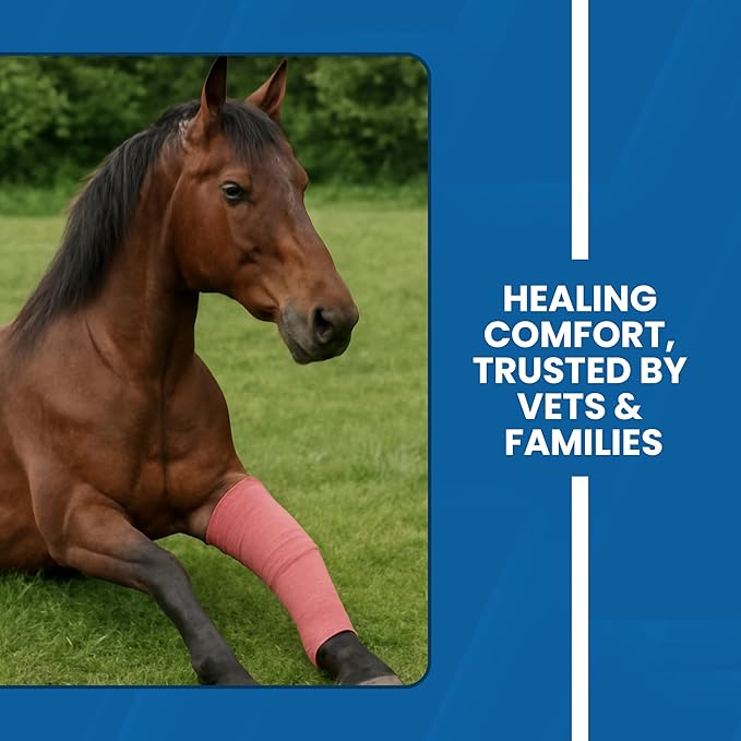 JorVet Brown Cling Gauze | 100% Cotton, Soft & Breathable for Wound Care, Pet Dressings & Medical Use | Comfortable, and Ideal for Healing & Recovery | Brown | 12 Rolls 3" x 5 Yards