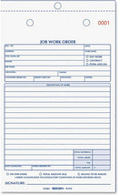 REDIFORM Job Work Order Book, 5 1/2 x 9 1/8, Two Part, 50/Book