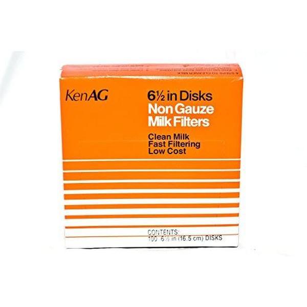 6-1/2" Milk Filter Disks Non-Gauze 100pk, D110 (1)