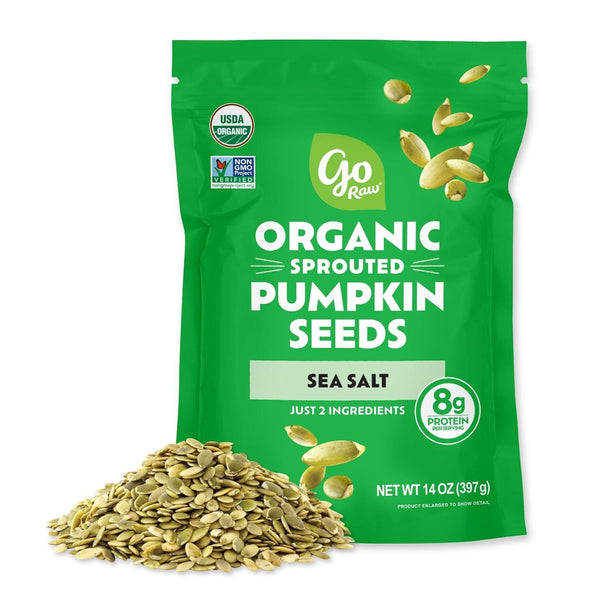 Go Raw Organic Sprouted Pumpkin Seeds, 14 Oz Go Raw Go Raw