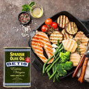 Betis Extra Virgin Olive Oil 24oz in Can, Organic Refined Spanish Aceite de Oliva Virgen, Fruity Flavor, Gluten Free, All Natural, Ideal for Frying, Drizzles, Sauteing and Salad Dressing (Pack of 1)