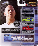 Jada Fast & Furious 1.65" Nano 3-Pack Die-cast Cars, Toys for Kids and Adults
