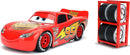 Disney Pixar Cars 3 1:24 Lightning McQueen Die-Cast Car with Tire Rack