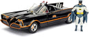 Jada Toys DC Comics Batman Classic TV Series Batmobile DIE-CAST Car Model Kit, 1: 24 Scale Vehicle & 2.75" Collectible Metal Figurine, Build N’ Collect, Black