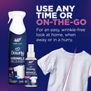 Downy Wrinkle Releaser Spray | All In One Wrinkle Release Spray, Odor Eliminator, Static Remover | Fabric Refresher & Ironing Aid for Clothes | 9.7 Fl Oz (Pack of 2), Fresh Scent