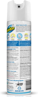 OdoBan Ready-to-Use 360-Degree Continuous Spray Disinfectant & Harsh Aroma Eliminator, Fabric and Air Freshener, Made in the USA, Fresh Linen Scent, 14.6 Ounces