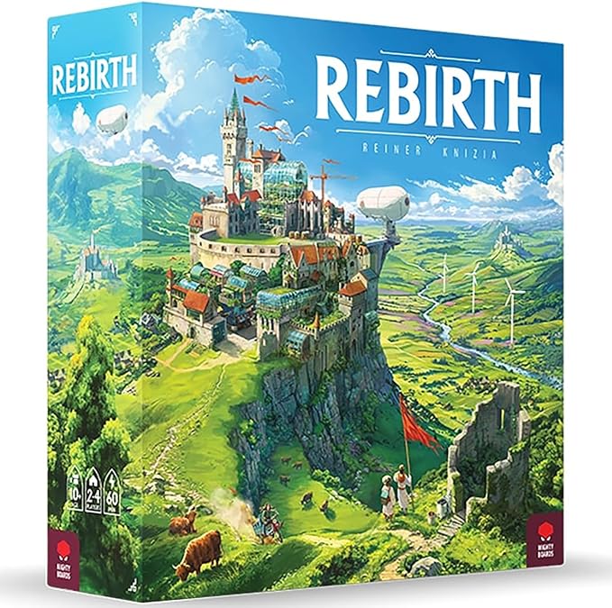 Mighty Boards: Rebirth - Tile Laying Board Game, Double-Sided Board Scotland-Ireland, Eurogame Set in A Lush & Hopeful Future