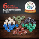CraftyCrocodile Dungeons and Dragons 2024 Player's Handbook Bundled with DND 6 Dice Sets, Flannel Bags, Complete Printable Kit - Core Rulebook with D&D Starter Set Accessory - Tabletop Board Game