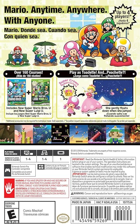 New Super Mario Bros. U Deluxe - US Version