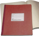 National Brand Computation Notebook, 4 X 4 Quad, Brown, Green Paper, 11.75 x 9.25 Inches, 75 Sheets (43648)