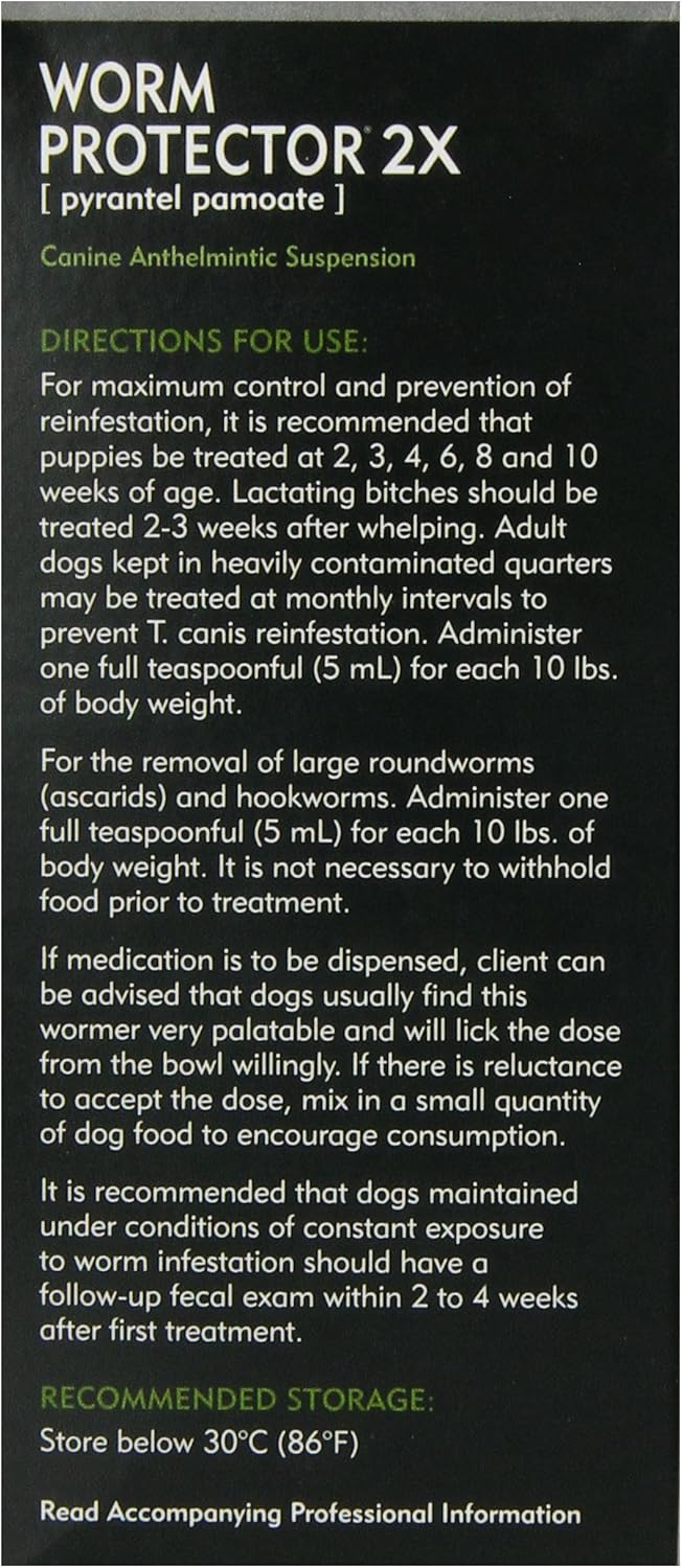 ProLabs Worm Protector 2X for Dogs, 8-Ounce