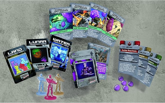 Renegade Games: Risk 2210 A.D. Frontline Expansion - Take The Battle to Mars, Tournament Modules, Asymmetric Factions, Ages 10+, 2-5 Players, 4 Hrs