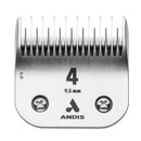 Andis 64075 Ultra Edge Dog Clipper Blade - Constructed Of Carbonized Steel, Exclusive Hardening Process With Long-Lasting Sharp Edges, 1/50-Inch Cut Length - For Larger Animals, Size-30, Chrome