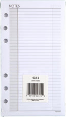 AT-A-GLANCE Day Runner Lined NotePad Pages, Refill, Loose-Leaf, Undated, for Planner, 3-3/4" x 6-3/4", Size 3, 30 Sheets/Pack (033-3)