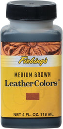 Fiebing's LeatherColors 4oz - Water Based Penetrating & Permanent Leather Dye for Shoes, Boots, Belts, Bags, Furniture