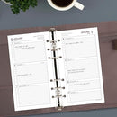 AT-A-GLANCE 2026 Planner Refill, Weekly, 3-3/4" x 6-3/4", Portable Size 3 Loose-Leaf (063-285Y-26)