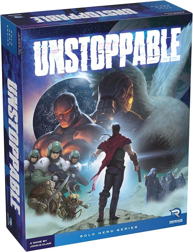 Renegade Game Studios: Unstoppable - A Solo Hero Series Card Crafting Game by John D. Clair, Roguelike Momentum Deckbuilder