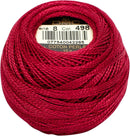 DMC 116 8-498 Pearl Cotton Thread Balls, Dark Red, Size 8